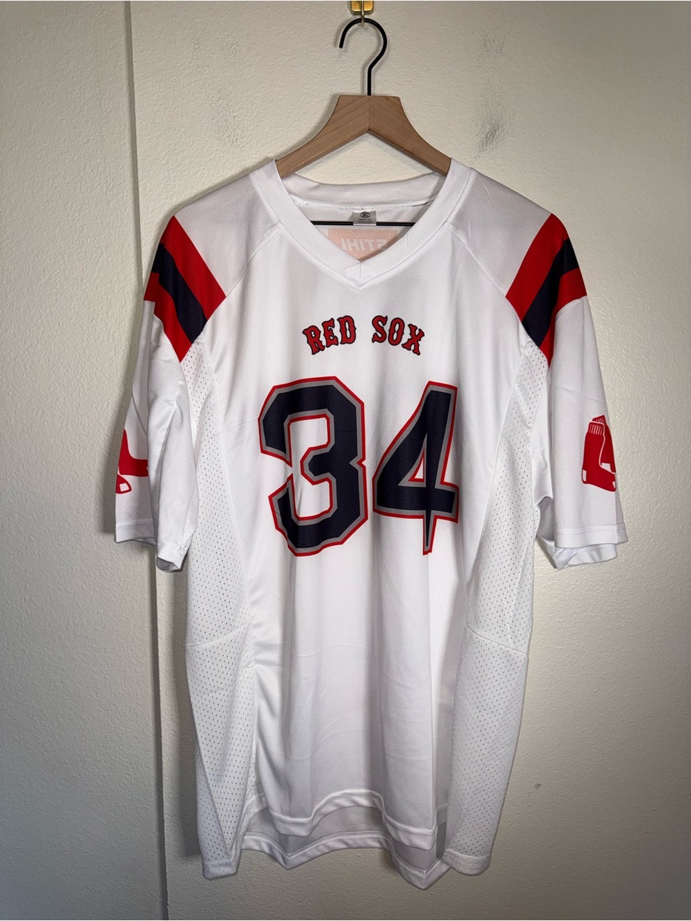 MLB BOSTON RED SOX David Ortiz Game Giveaway baseball jersey 34 XL
